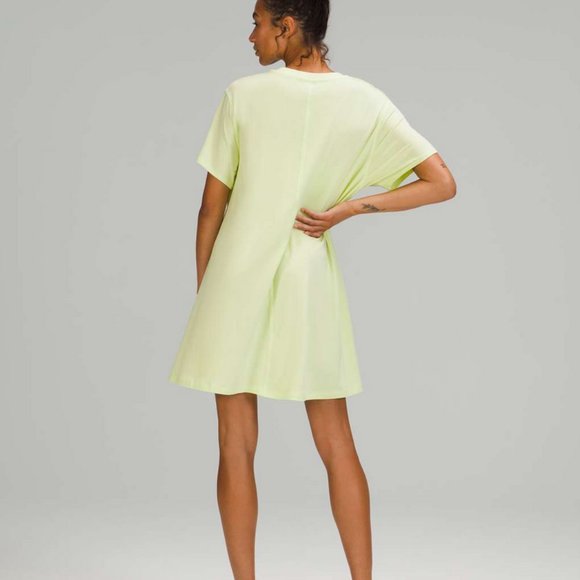 Lululemon All Yours Tee Dress Crispin Green - Picture 2 of 4